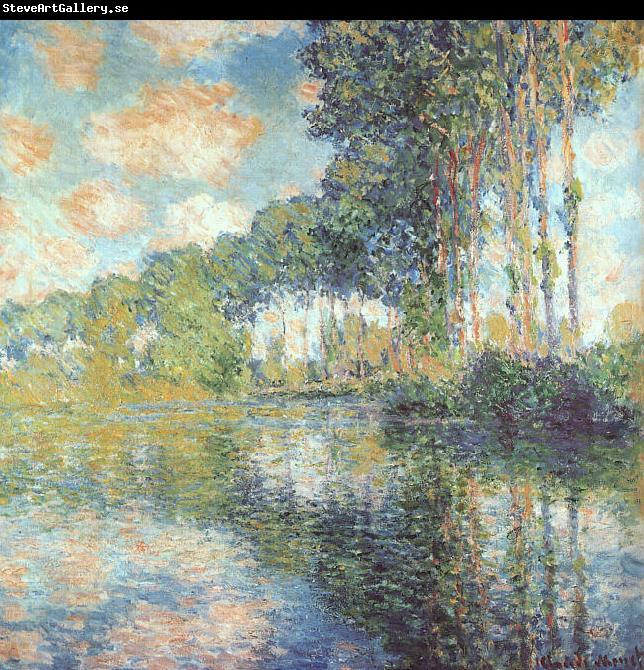 Claude Monet Poplars on Bank of River Epte